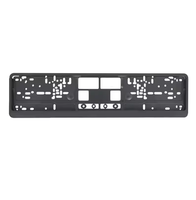Support de plaque d'immatriculation en plastique noir de haute qualité, universel, style professionnel, cadre de voiture, directement de l'usine