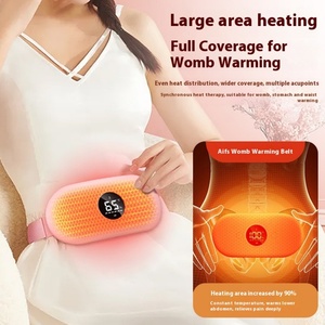 Nuevo Cinturón de Masaje Térmico para Niñas, Calienta el Abdomen del Bebé con Vibración y Calor para Aliviar el Dolor de Estómago - Product Image 3