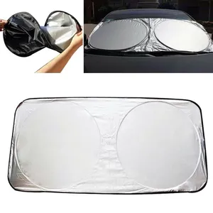 Car Windshield Sun Shade Silver Foil Anti UV Reflector Front Window Visor Cover Sunshade for Auto Accessories