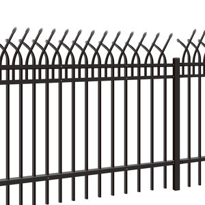 Barrières en fer forgé et clôtures de jardin faciles à installer, clôtures tubulaires en acier pour cour, écologiques, hauteur de 12 pieds - Product Image 6