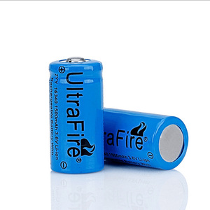 อัลตร้าไฟร์ 16340 แบตเตอรี่ลิเธียมไอออนแบบชาร์จไฟได้ 1500mAh 3.6V สำหรับไฟฉายและอุปกรณ์อิเล็กทรอนิกส์ - Product Image 1