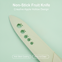 Handmatig fruitmes in Scandinavische stijl, groentesnijder, draagbaar multifunctioneel mes, deksel, gebakmes, huishoudelijke keukengadget, snoep