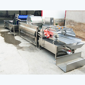 Ligne d'assemblage de machines de nettoyage de légumes entièrement automatiques, ligne de production de traitement de légumes pour cuisine centralisée - Product Image 4