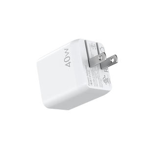 Estándar de EE. UU. Pd40W para cabezal de <span class=keywords><strong>carga</strong></span> de <span class=keywords><strong>Apple</strong></span> Certificado ETL Dual C-Port Nitruro de galio <span class=keywords><strong>Carga</strong></span> rápida para IPhone16Promax para viajes - Product Image 1