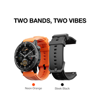 Montre connectée GPS AGM W1 Pro avec écran AMOLED, appels, 100 modes sportifs, cartes hors ligne, étanche 5ATM, montre de fitness pour l'extérieur