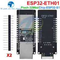 WT32-ETH01 Modul Papan Nirkabel ESP32 MCU Gateway Kombo WIFI Kompatibel dengan Ethernet Jaringan Port Serial Tertanam