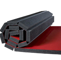 Anpassbare XPE+PVC Puzzle Fitnessboden-Rollmatte für Jiu-Jitsu Taekwondo Training Ausrollbare Matte