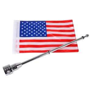 Drapeau pôle société publicité Logo Sport extérieur argent bannières œillets en aluminium pour Harley <span class=keywords><strong>Honda</strong></span> <span class=keywords><strong>moto</strong></span> accessoires - Product Image 5