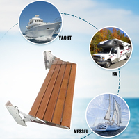 Nouvelle Conception Charnière de Siège de Bateau Pliante en Acier Inoxydable Accessoires Marins Charnière de Base de Siège de Yacht