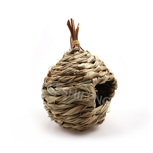 Maison en herbe, cage en herbe naturelle, nid d'oiseau tissé - Product Image 4