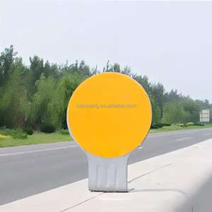 عاكس ضوئي للطرق أبيض عالي الكثافة من الألومنيوم المطلي بالبلاستيك لحواجز الطرق السريعة وحركة المرور - Product Image 4