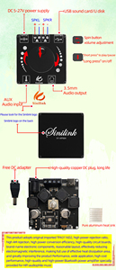 XY-AP50H XY-AP50L HHIFI fever 2.0 stereo BT digital power <b>amplifier</b> board 50WX2 <b>speaker</b> audio <b>amplifier</b> TPA3116D2 - Product Image 3