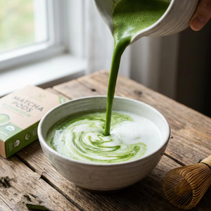 Poudre de thé vert matcha de qualité supérieure pour la pâtisserie, les lattes, les smoothies, vente en gros, 100% matcha biologique pur - Product Image 2