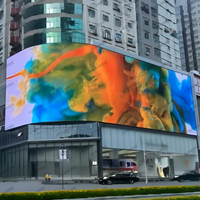 Pantalla LED 3D para Publicidad Exterior, Panel de Visualización 5D, Pantalla Gigante Virtual para Reproducción de Video en Formato 3D