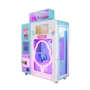 Coin Operated 220V Sugar Vending Games Metal Wooden Cotton Candy <b>Machine</b> Claw & Crane for Game Centers <b>Amusement</b> - Product Image 1