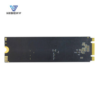 Vaseky Hard Disk M.2 SSD SATA 256GB 512GB, Hard Disk SSD 2TB 1TB untuk Laptop