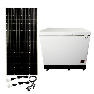 Congélateur/batterie Build-in1100Wh à énergie <span class=keywords><strong>solaire</strong></span> 208L, <span class=keywords><strong>réfrigérateur</strong></span>/congélateur <span class=keywords><strong>solaire</strong></span> meilleure qualité de vente directe d'usine - Product Image 1