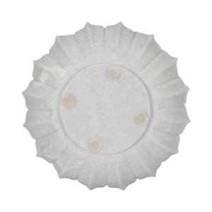 Vassoio decorativo rotondo floreale per letto o tavolino, portaoggetti, porta gioielli, espositore per vanità - Product Image 6