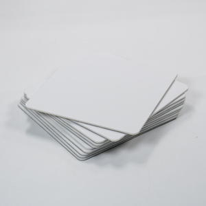 Placa Acrílica NFC con Chip NFC213 <span class=keywords><strong>de</strong></span> 13.56MHz, Blanca/Negra, Imprimible, en Stock, con Adhesivo - Product Image 3