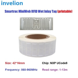 Thụ động smartrac Mini web <span class=keywords><strong>UHF</strong></span> RFID ướt <span class=keywords><strong>Inlay</strong></span> Sticker tag U8 chip 860-960MHz Hỗ trợ in logo cho theo dõi tài sản managament - Product Image 6