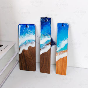 ที่คั่นหนังสือทำจากไม้รู<span class=keywords><strong>ป</strong></span>คลื่นเรซินทำมือศิล<span class=keywords><strong>ป</strong></span>ะธีมมหาสมุทรสำหรับคนรักหนังสือ<span class=keywords><strong>อ่าน</strong></span>ของขวัญที่ไม่ซ้ำกัน - Product Image 3