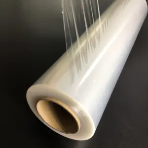 Película de plástico Termocontraíble de china, dispensador de película elástica de pvc para techo, película elástica biodegradable