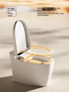 Bán buôn ABS gốm thông minh thông minh nhà vệ sinh phòng tắm tự động sưởi ấm chỗ ngồi một mảnh nhà vệ sinh commode - Product Image 4