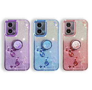 Funda de TPU <span class=keywords><strong>a</strong></span> prueba de golpes con soporte de flor degradada para Moto Edge 30 Ultra <span class=keywords><strong>5G</strong></span> G62 G Pure - Product Image 6