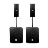 KS206 HR15SP tout nouveau haut-parleur professionnel double colonne de 6 pouces amplificateur intégré de 500 watts caisson de basses actif unique de 15 pouces
