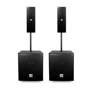 KS206 HR15SP tout nouveau haut-parleur professionnel double colonne de 6 pouces amplificateur intégré de <span class=keywords><strong>500</strong></span> watts caisson de basses actif unique de 15 pouces - Product Image 2