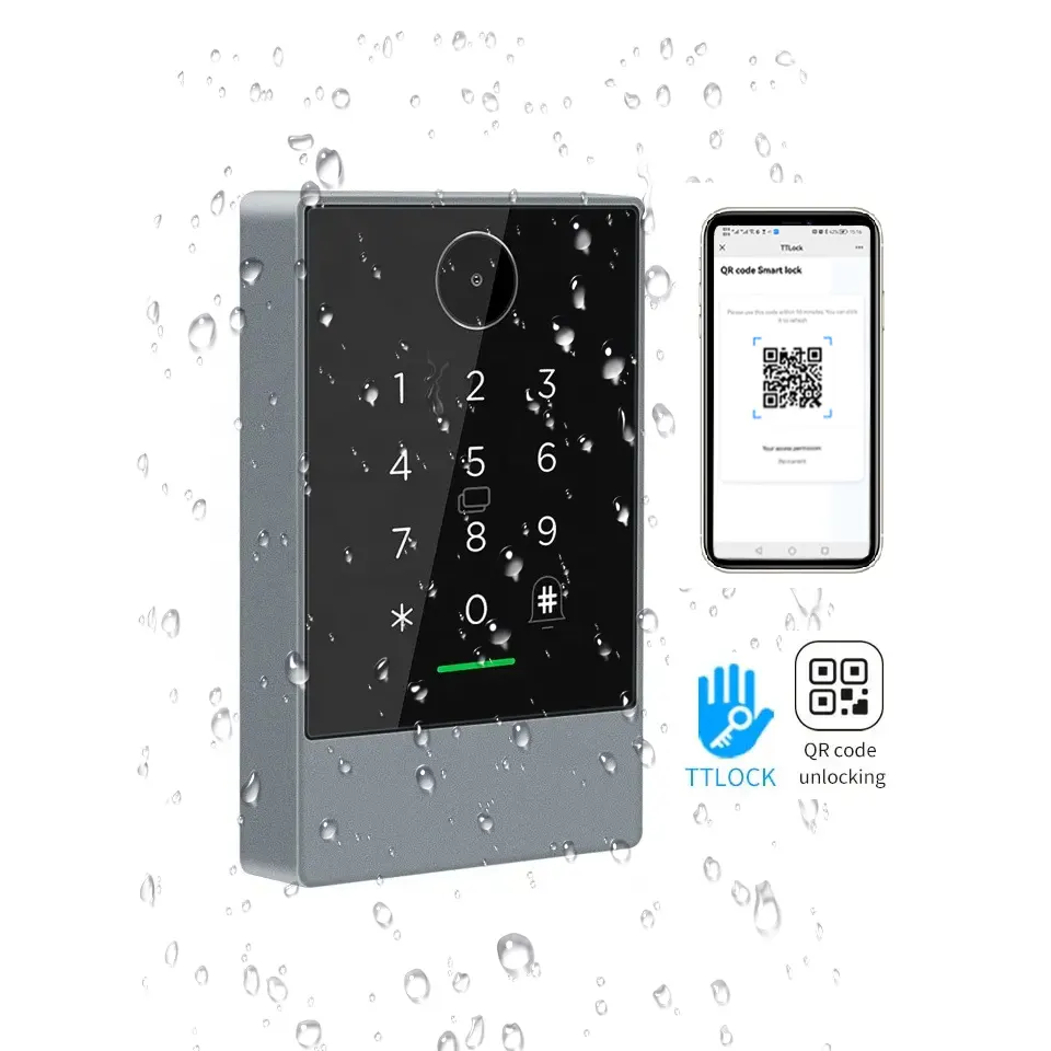 TTLock App QR Code Rfid Card Smart Lock controllo di accesso tastiera biometrica Password lettore Rfid sistema di controllo di accesso della porta