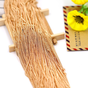 Chaîne en fer extra fine, chaîne torsadée, chaîne fine, chaîne d'extension à maillons cryptés, vente en gros, origine Yiwu, bijoux DIY - Product Image 4