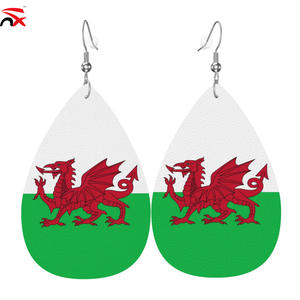 Ensemble de supporters de football du drapeau national du Pays de Galles, très vendu, comprenant un foulard, un chapeau de <span class=keywords><strong>baseball</strong></span> et des lunettes de soleil pour encourager les supporters lors des matchs - Product Image 4