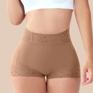 Culotte gainante sculptante pour <span class=keywords><strong>femme</strong></span>, douce et confortable, en dentelle, haute élasticité, rehausseur de fesses et de hanches, personnalisable, de haute qualité - Product Image 3