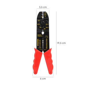 <b>Crimping</b> Pliers for Terminals with <b>Wire</b> Stripper 195 mm. - Product Image 2