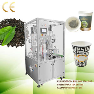 Máquina de Enchimento de Folhas de Chá Totalmente Automática para Copos de Papel de Bebidas Quentes com Dupla Parede - Product Image 1