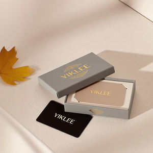 Logotipo personalizado Tarjeta de crédito comercial VIP vacía Caja de papel Vip Enter Pass Card Caja de regalo Vip Card Holder Packaging - Product Image 1