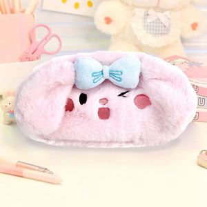 Trousse à crayons en peluche mignonne, étui à crayons doux avec fermeture éclair, trousse à crayons en peluche personnalisée adorable - Product Image 3