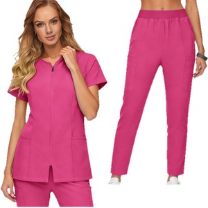 Women Spa Uniform Set Moisture Wicking Comfortable Workwear For Beauty Salon Massage Therapy - Product Image 4