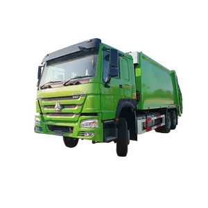 Camion à ordures comprimé Weichai 340HP Camion à ordures européen 3 6x4 Camion d'assainissement personnalisé