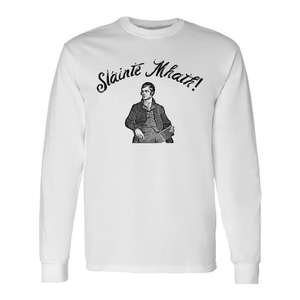 Camiseta de Manga Larga Burns Night Good Health, Cuello Redondo, Algodón, Unisex, para Adultos, Promocional - Product Image 1