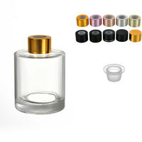 Nouvelle Arrivée Bouteilles en Verre Marron de Luxe de Haute Qualité 50ml 100ml Vides pour Parfum Huile Essentielle Aromatique avec Bouchon à Vis Rond