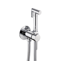 Pulito Ensemble de douche musulmane portatif en laiton avec mitigeur pour bidet et robinet, accessoires de salle de bain