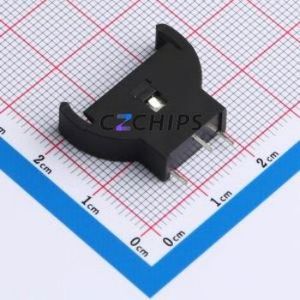 BS-170603 Button & Strip Battery Connector Through hole Component (THT) Connector Battery Holder Brass Gold - Product Image 2