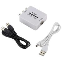 Scaler TV Switcher RF Çıkışı 61.25/67.25 MHz Taşıyıcı Frekans Profesyonel AV - RF Modülatörü Analog TV ve Yayın için