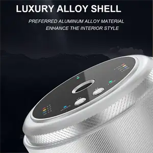 Newest Fashion Aluminum Alloy Cordless Automatic Car Scent Diffuser Wireless Essential Oil Low Noise Air Freshener Diffuser