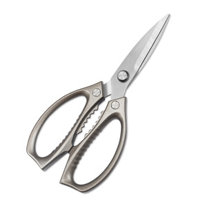 <b>Kitchen</b> Scissors Stainless Steel Straight Head Multi Purpose For Food Preparation Home Use Champagne Gold - Product Image 1