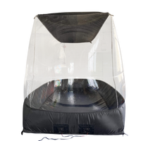 Abri de voiture gonflable transparent d'intérieur, tente bulle, garage, carport durable, housse de protection gonflable pour voiture