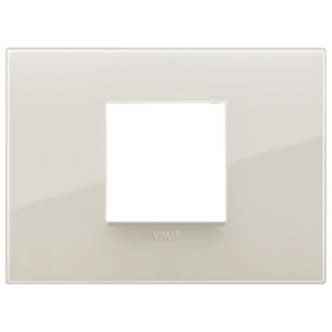 Vimar Classic 2M Central Reflex Ivory Plate 12.2x9cm Wall <b>Switch</b> - Product Image 1