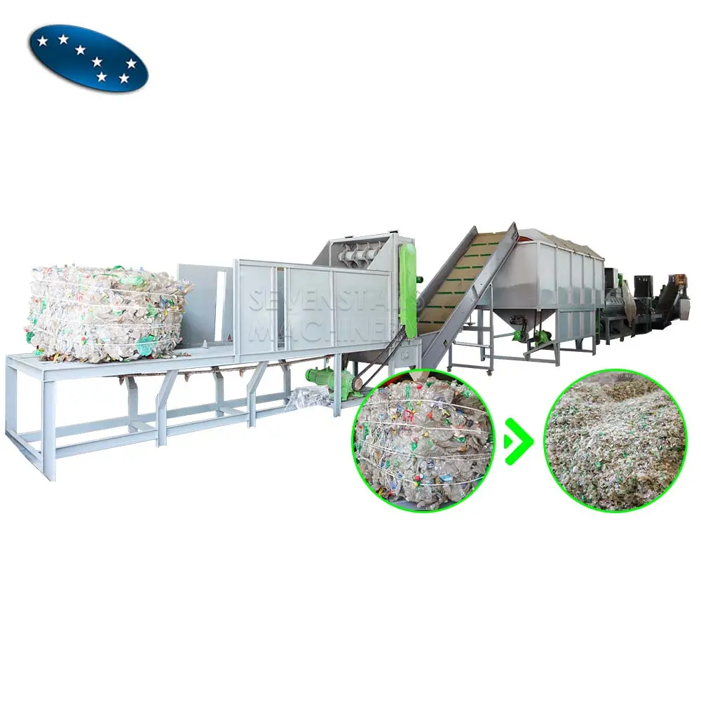 Plastic Recycling Machines/Recycling Machines Afval Recycling Machine/Pet Fles Recycling En Fles Wasmachine